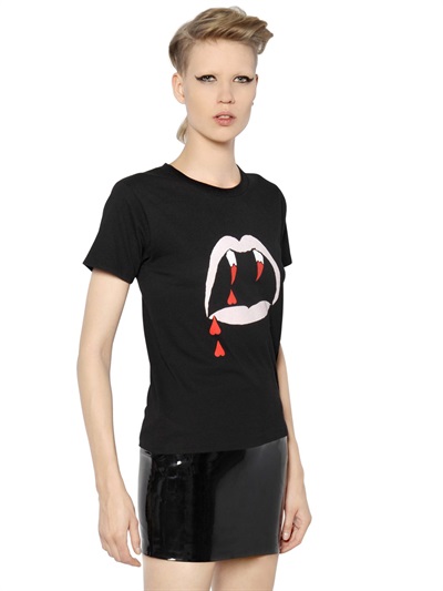 saint laurent vampire t shirt