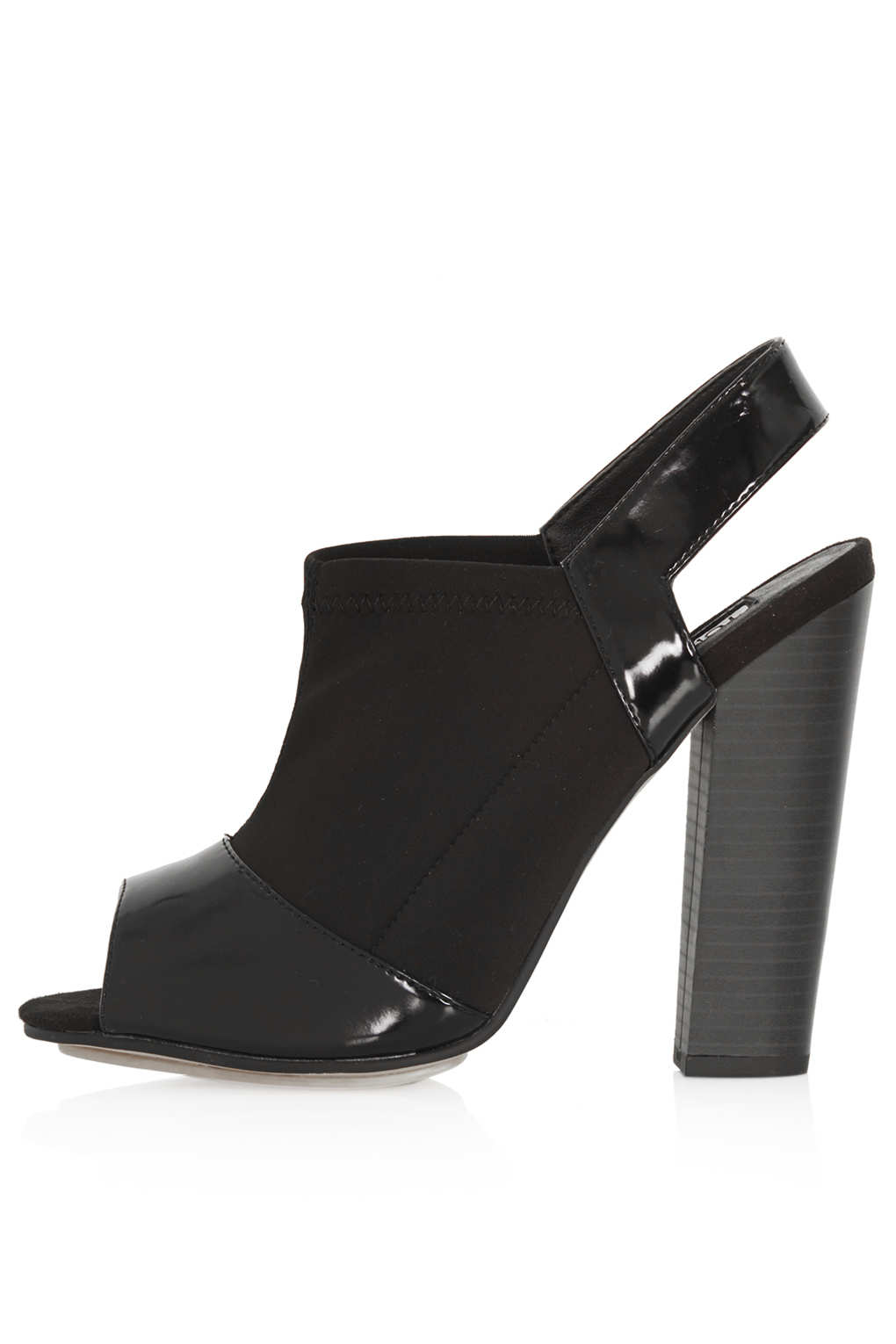 topshop flash mesh slingback heels