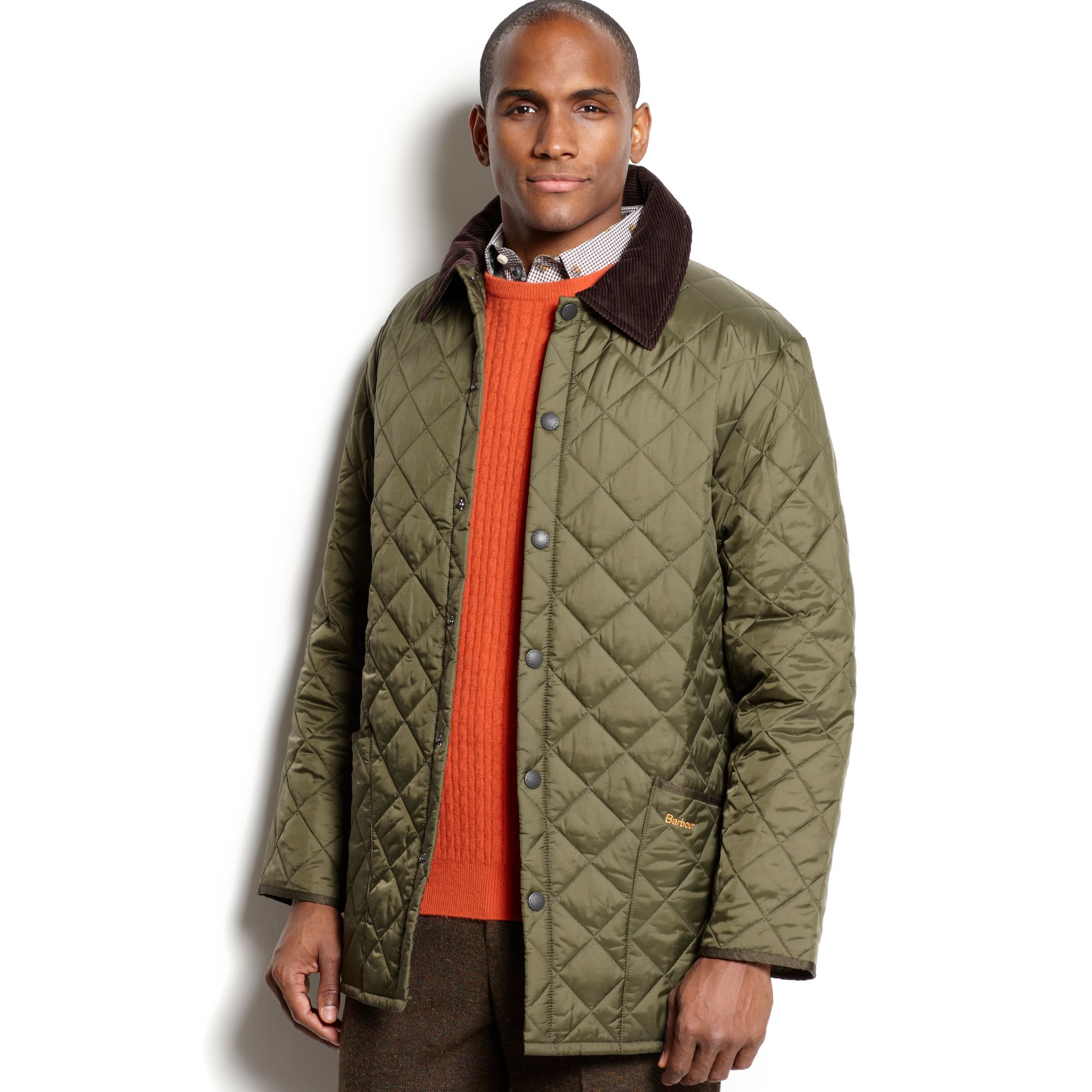 Barbour Liddesdale Quilted Jacket in Olive (Green) for Men - Lyst