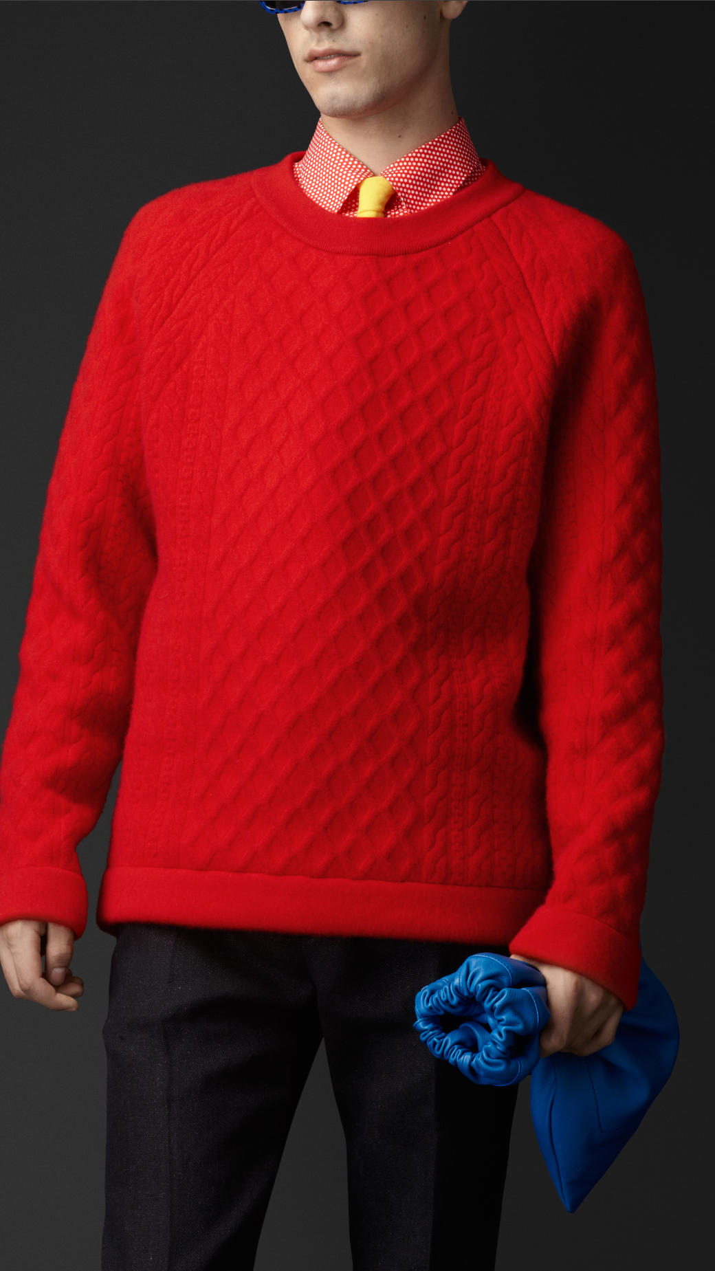 double cashmere sweater