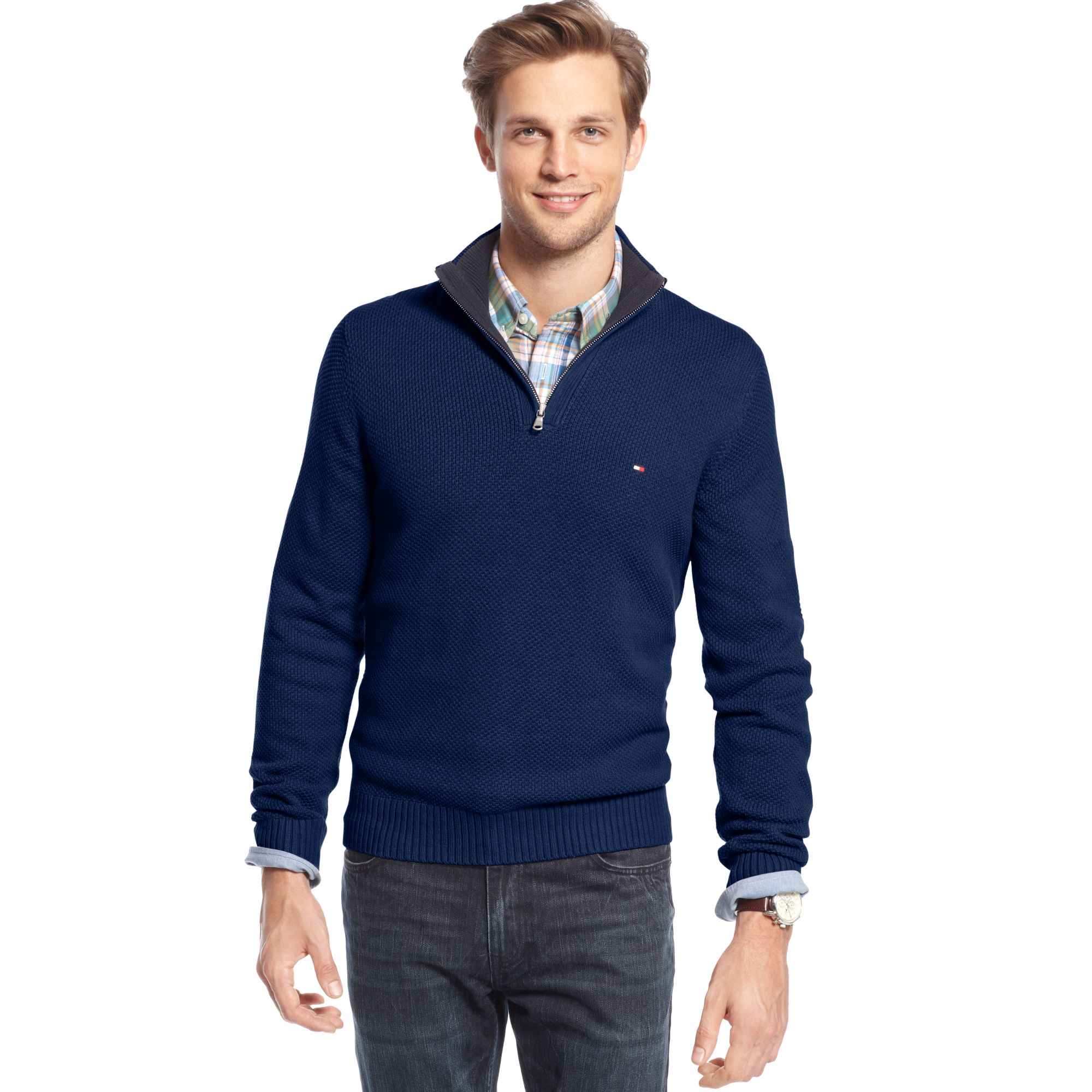 Tommy Hilfiger Lambswool Zip Mock Sweater Flash Sales, 57% OFF |  www.colegiogamarra.com