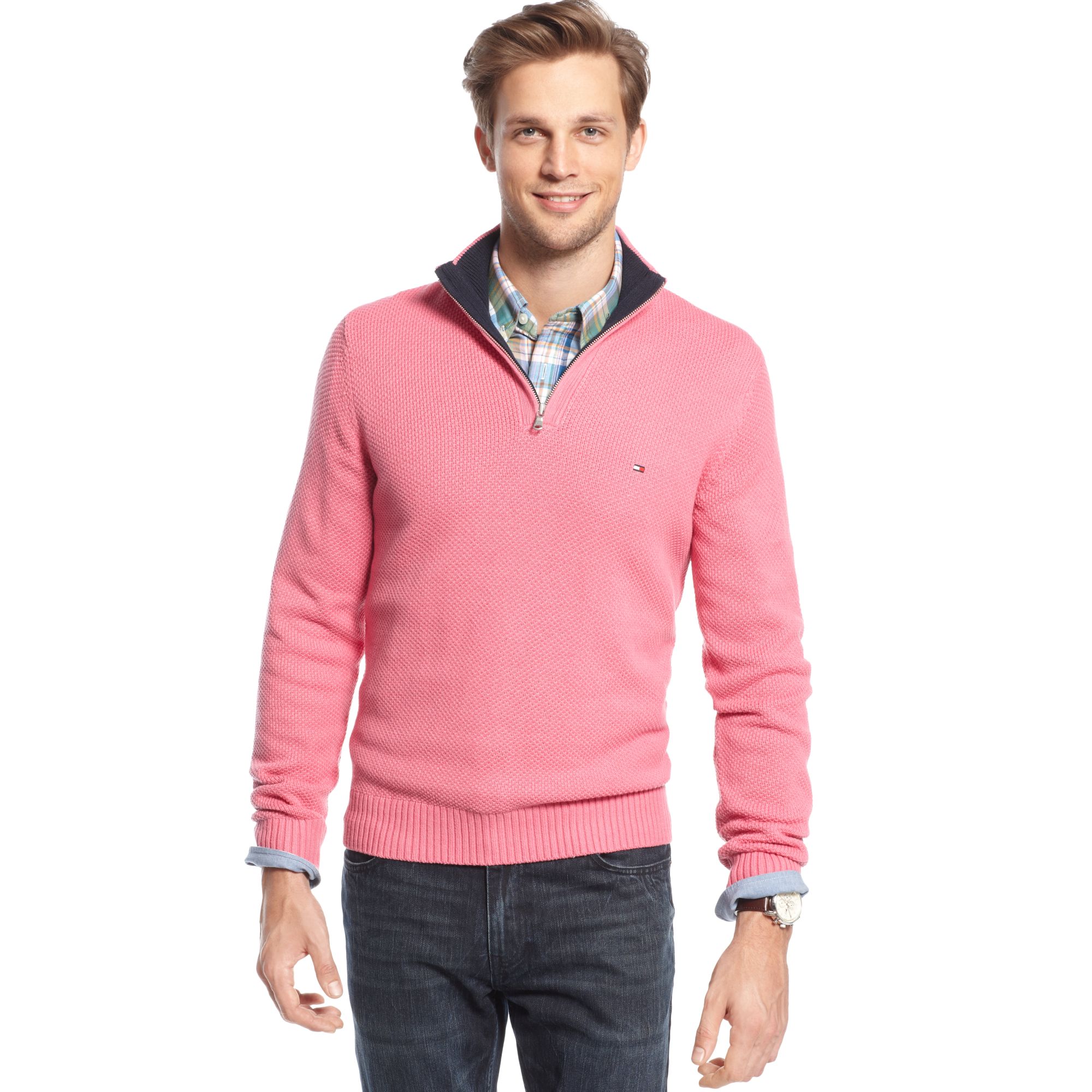 tommy jeans pink sweater