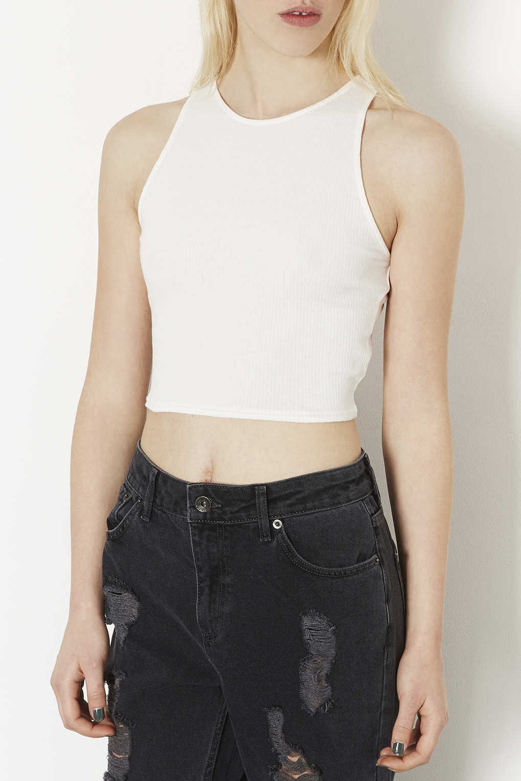 topshop white tops