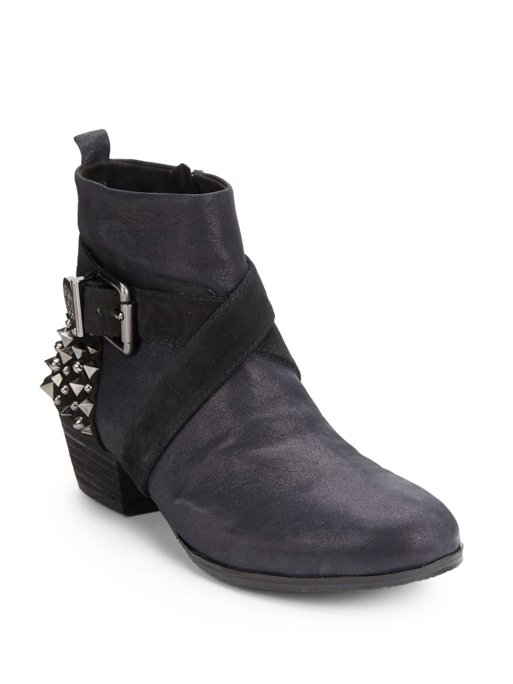 Vince Camuto Marcin Studded Ankle Boots in Gray (grey black) | Lyst