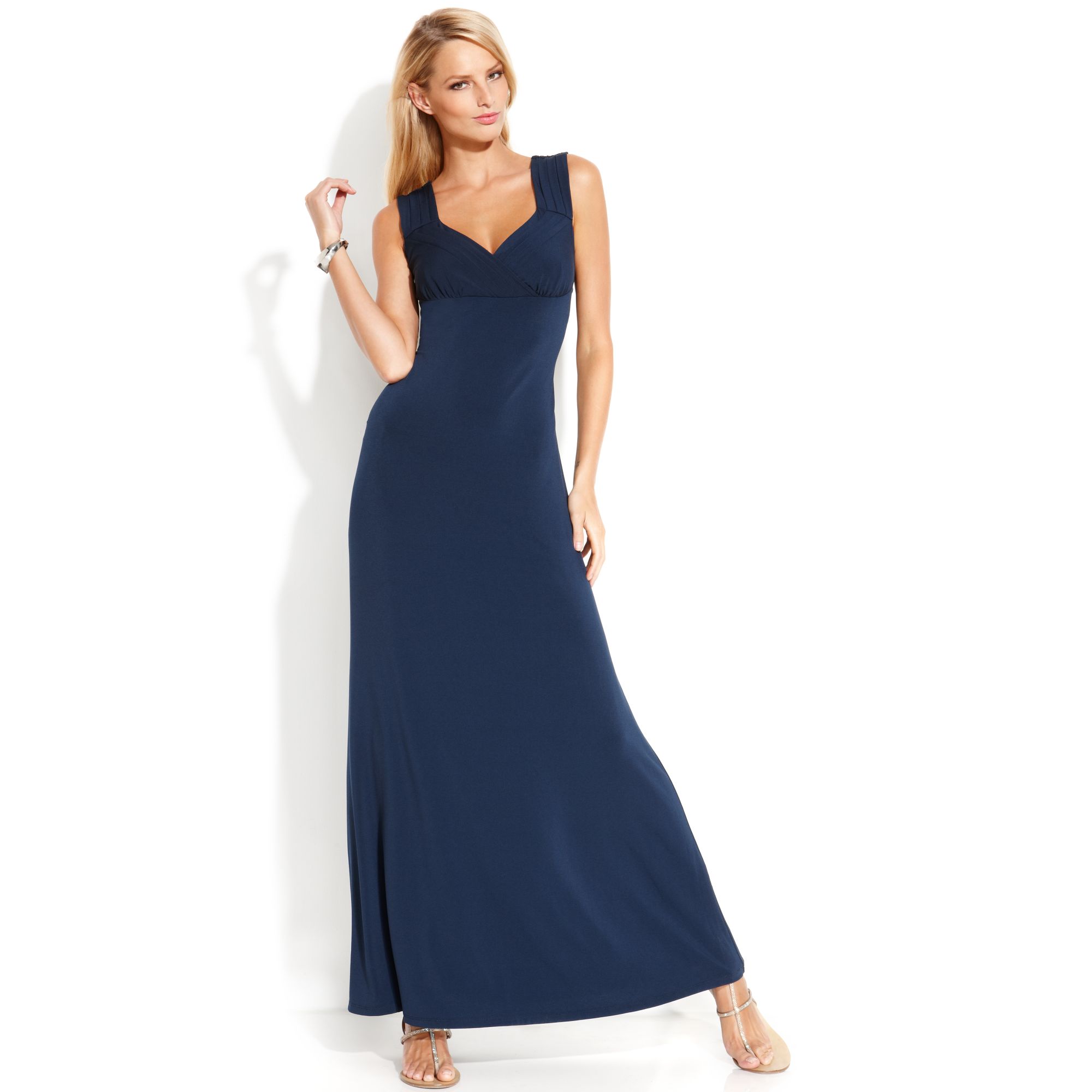 petite empire waist maxi dress
