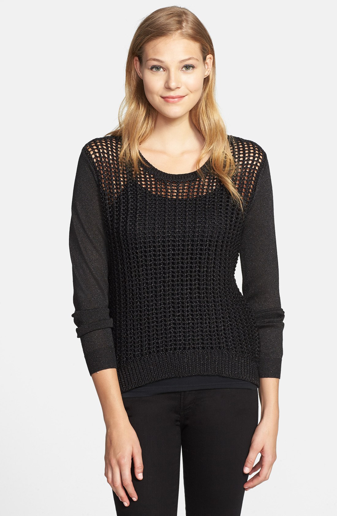 Kenneth Cole Haylee Sweater in Black | Lyst