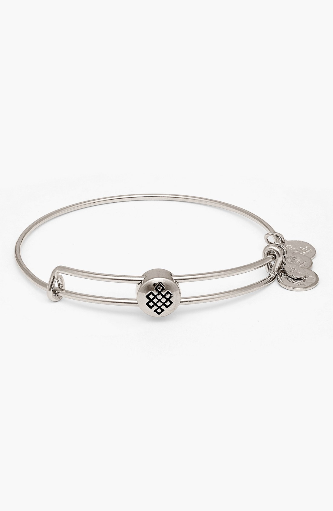 Alex And Ani Endless Knot Expandable Wire Bangle in Silver ...