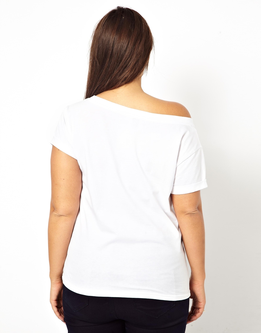 of shoulder t shirt