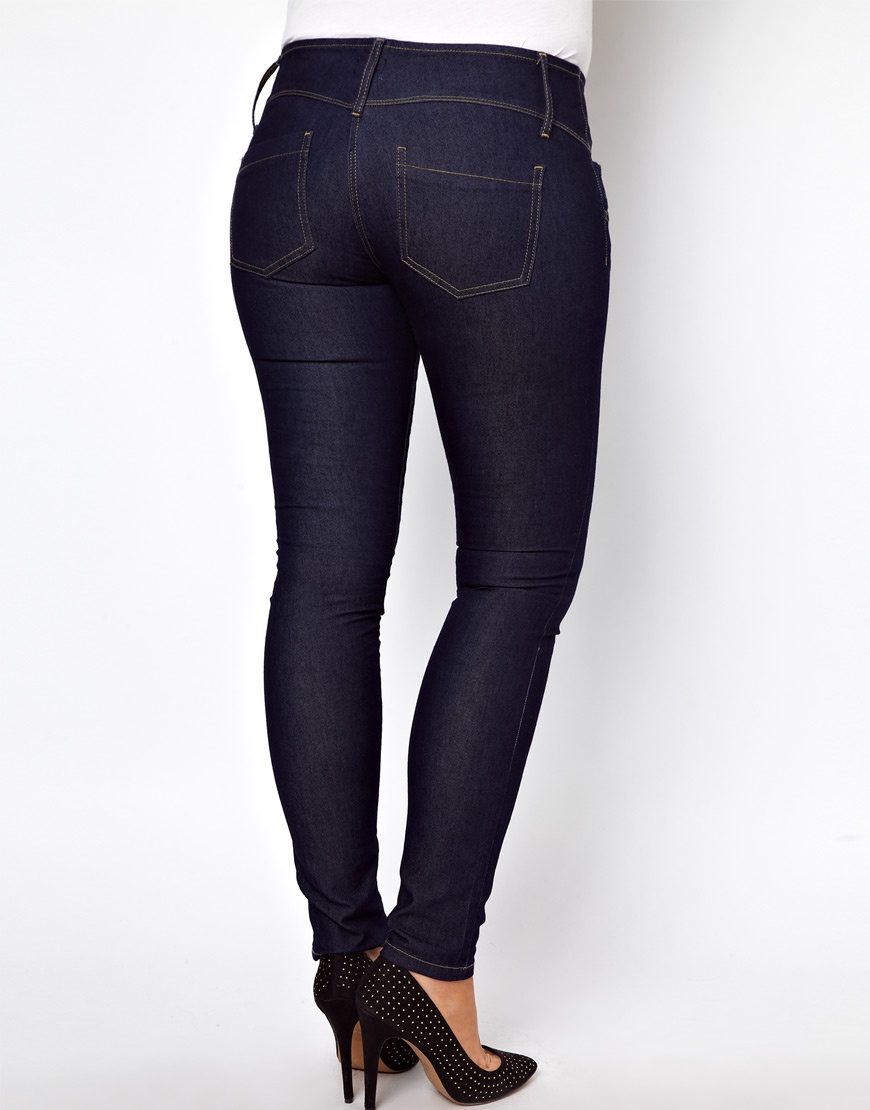 Lyst - Asos Super Sexy Skinny Jeans in Blue
