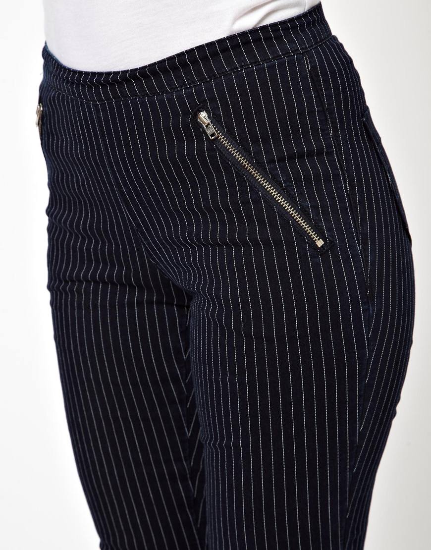 Pinstripe jeggings Clearance
