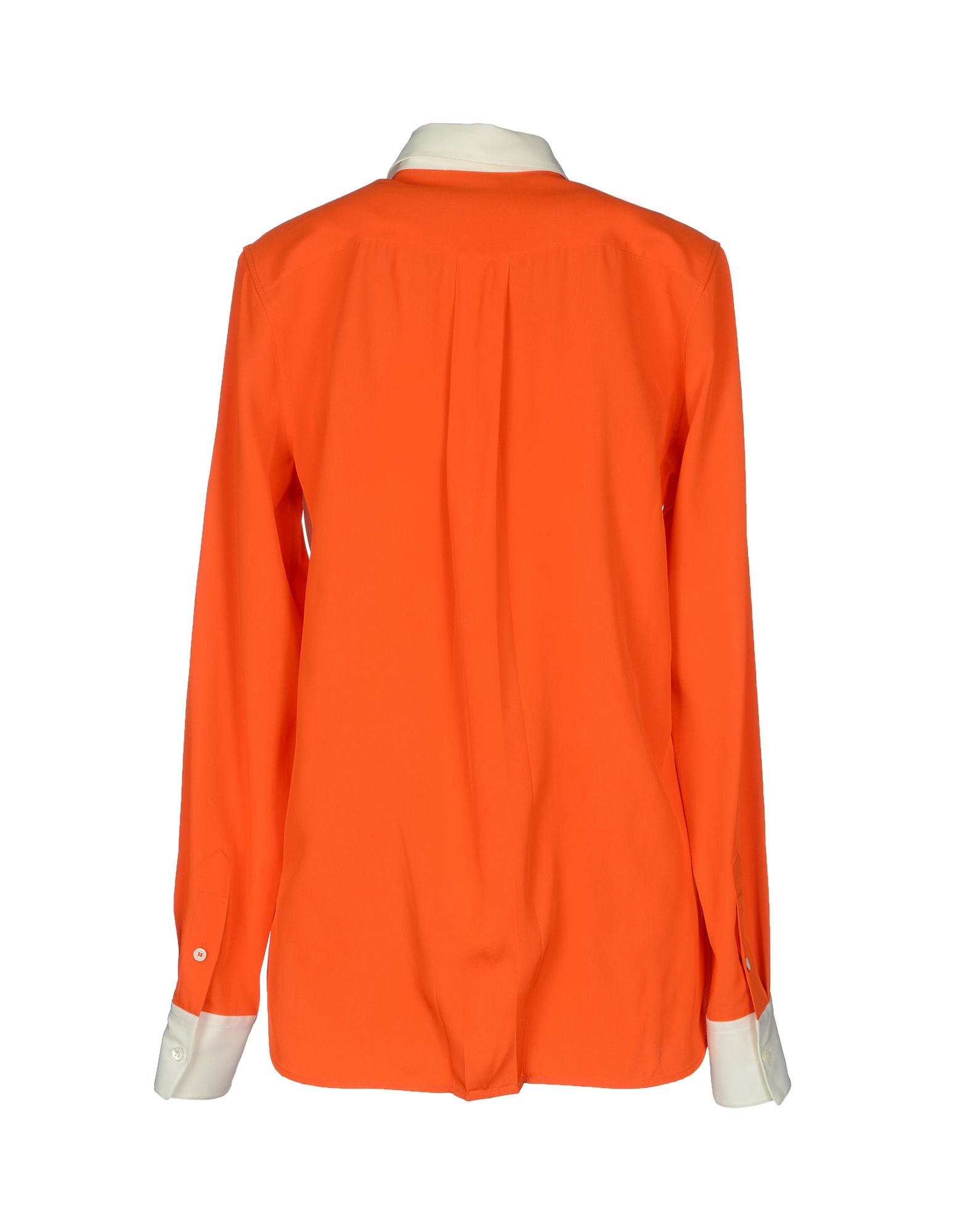 Celine Long Sleeve Shirt in Orange - Lyst