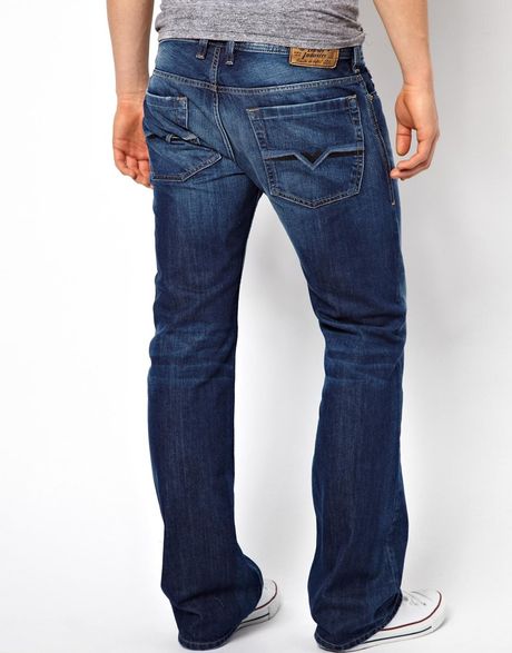 Diesel | Blue Jeans Zatiny Bootcut 8xr Mid Wash for Men | Lyst