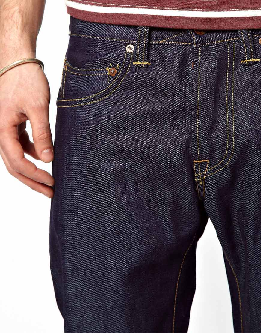 Lyst - Edwin Ed-55 Relaxed Tapered Unwashed Raw Jeans in Blue for Men