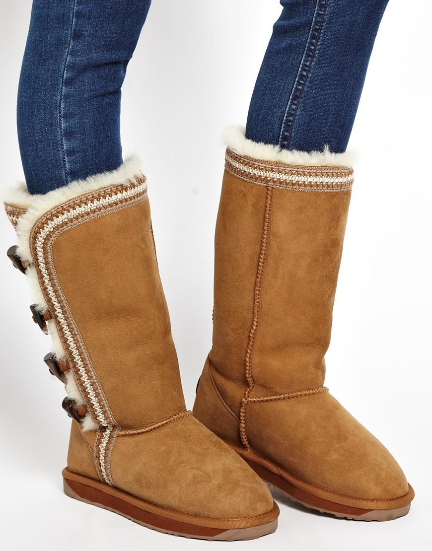 emu chestnut boots