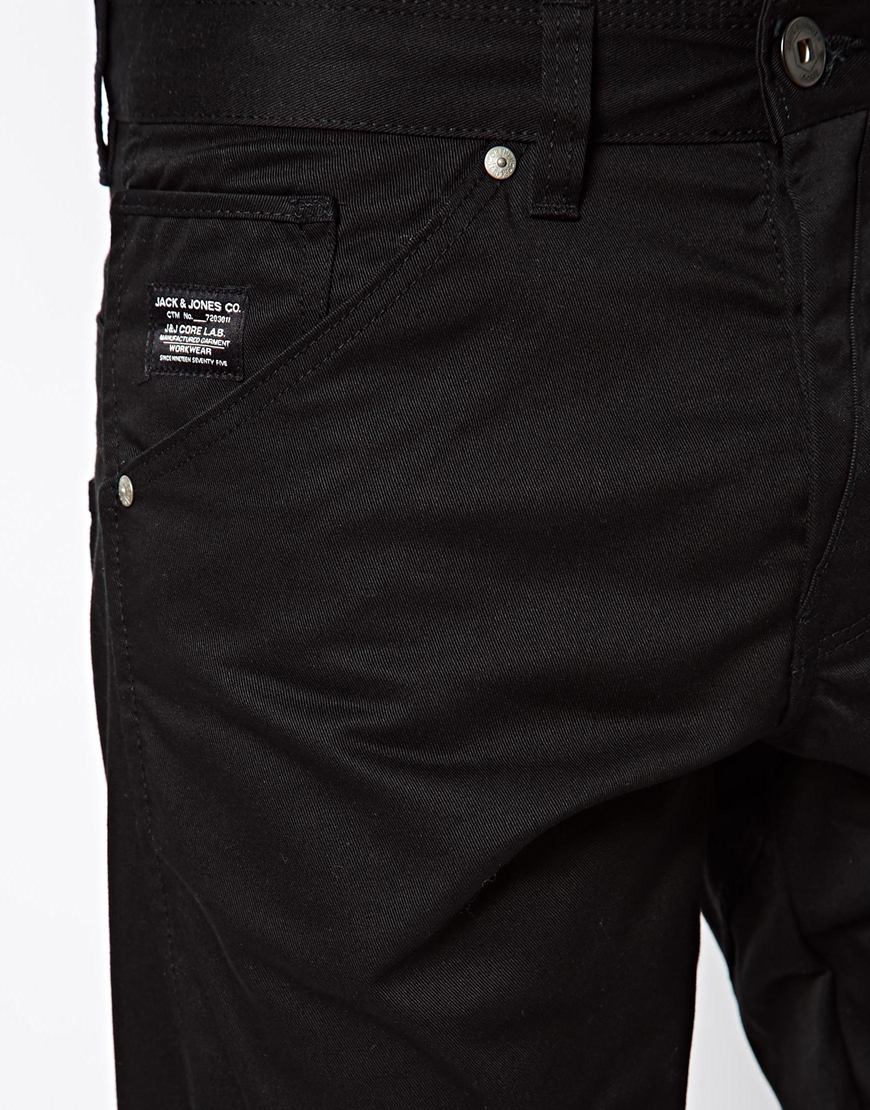 Jack Jones Intelligence Anti Fit Jeans With Engineered Detail In Coated  Black | ecomsa.oauife.edu.ng
