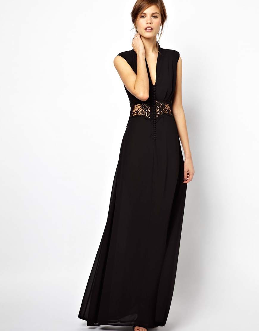 jarlo black maxi dress
