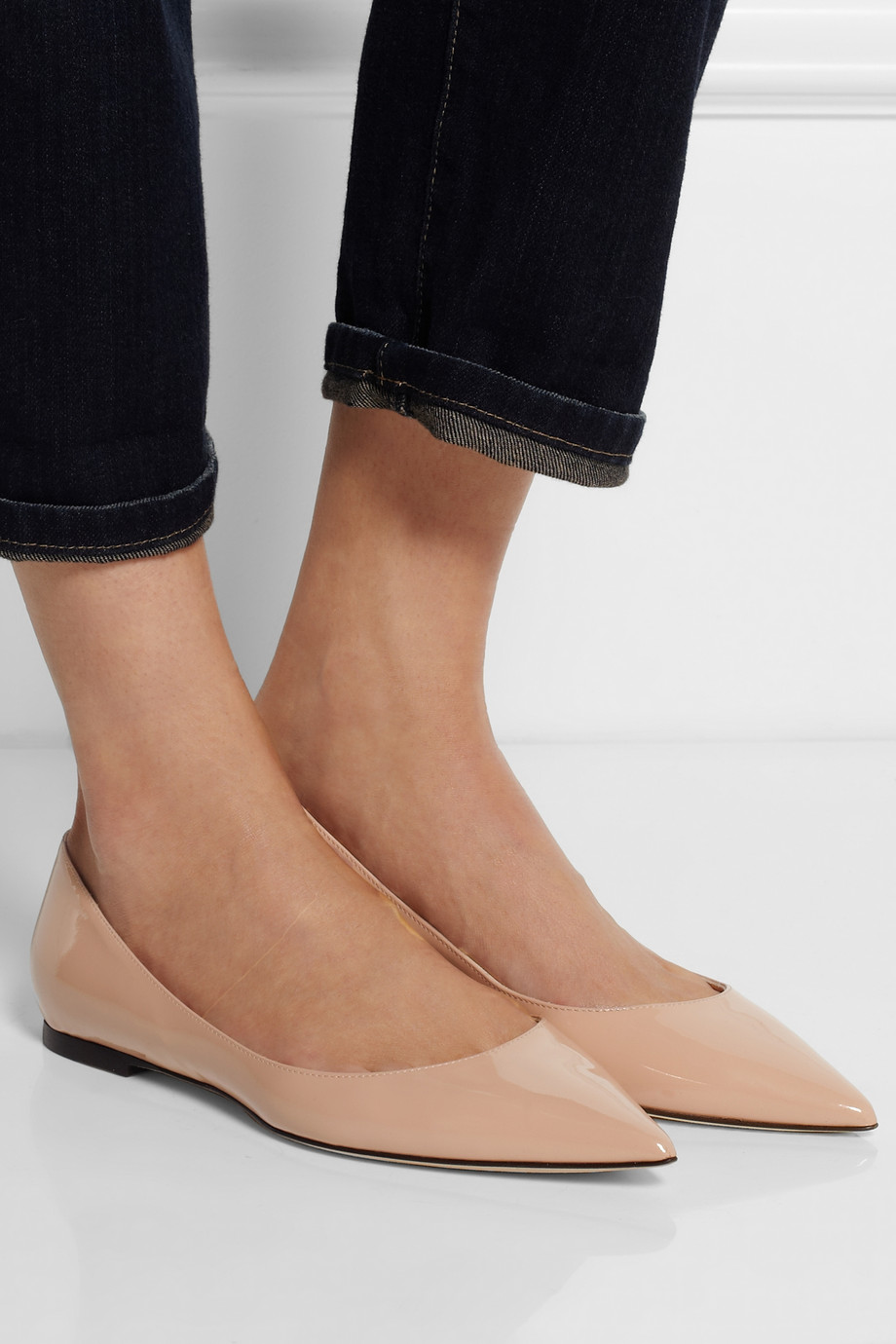 pointed patent flats