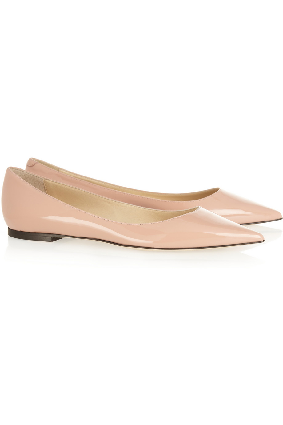 jimmy choo pointed flats