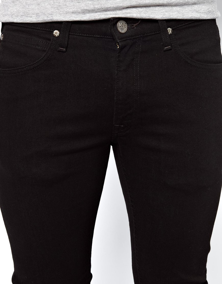 lee jeans luke clean black