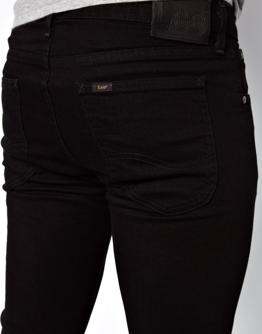 lee jeans luke black