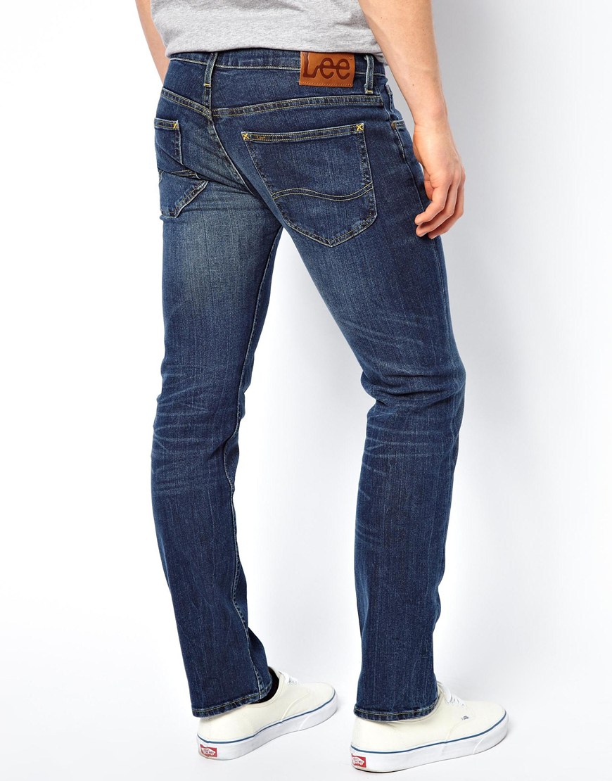 Lee Jeans Denim Jeans Powell Low Waist Slim Fit Epic Blue Stretch for ...