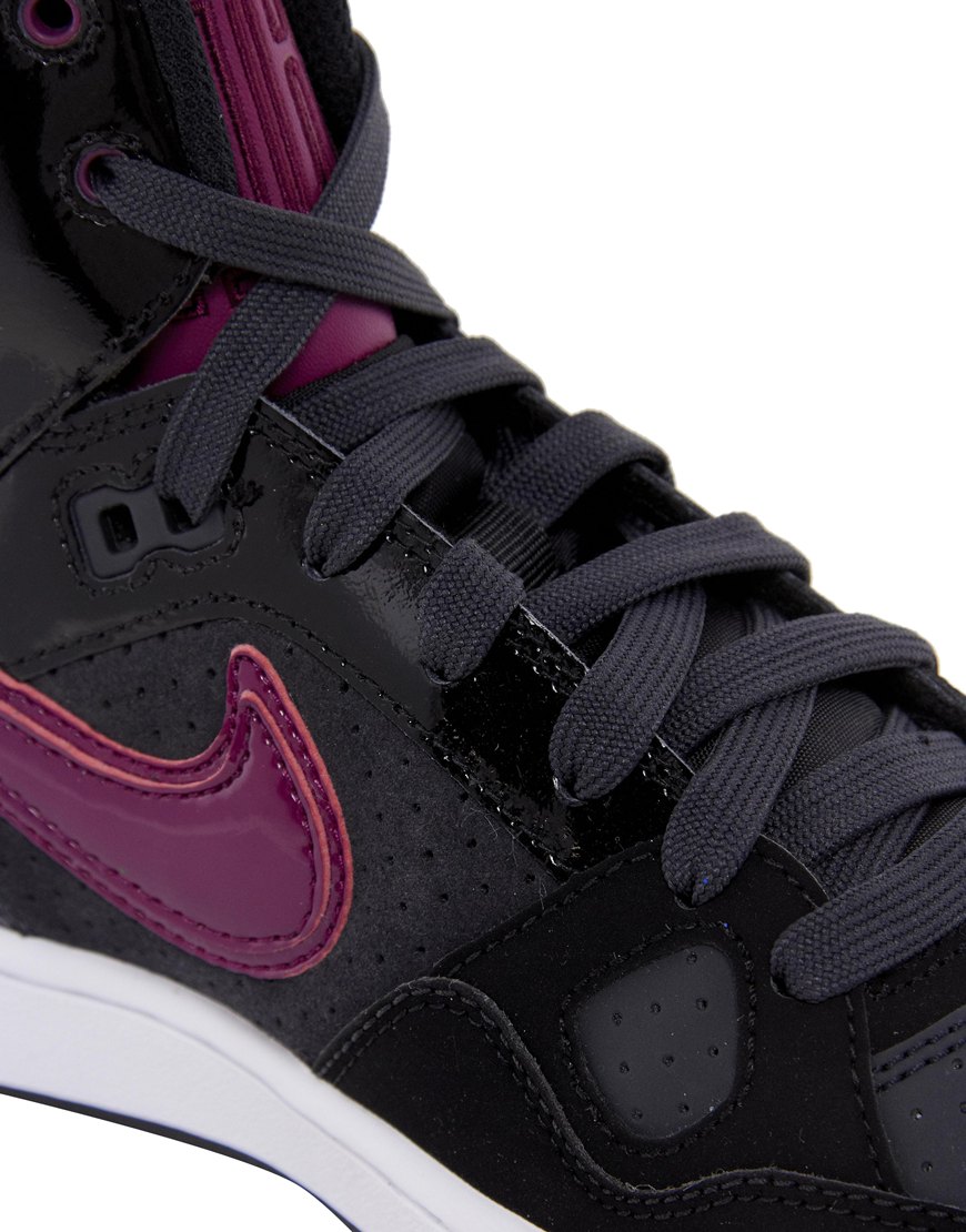 Nike Son Of Force Mid Black Trainers - Lyst