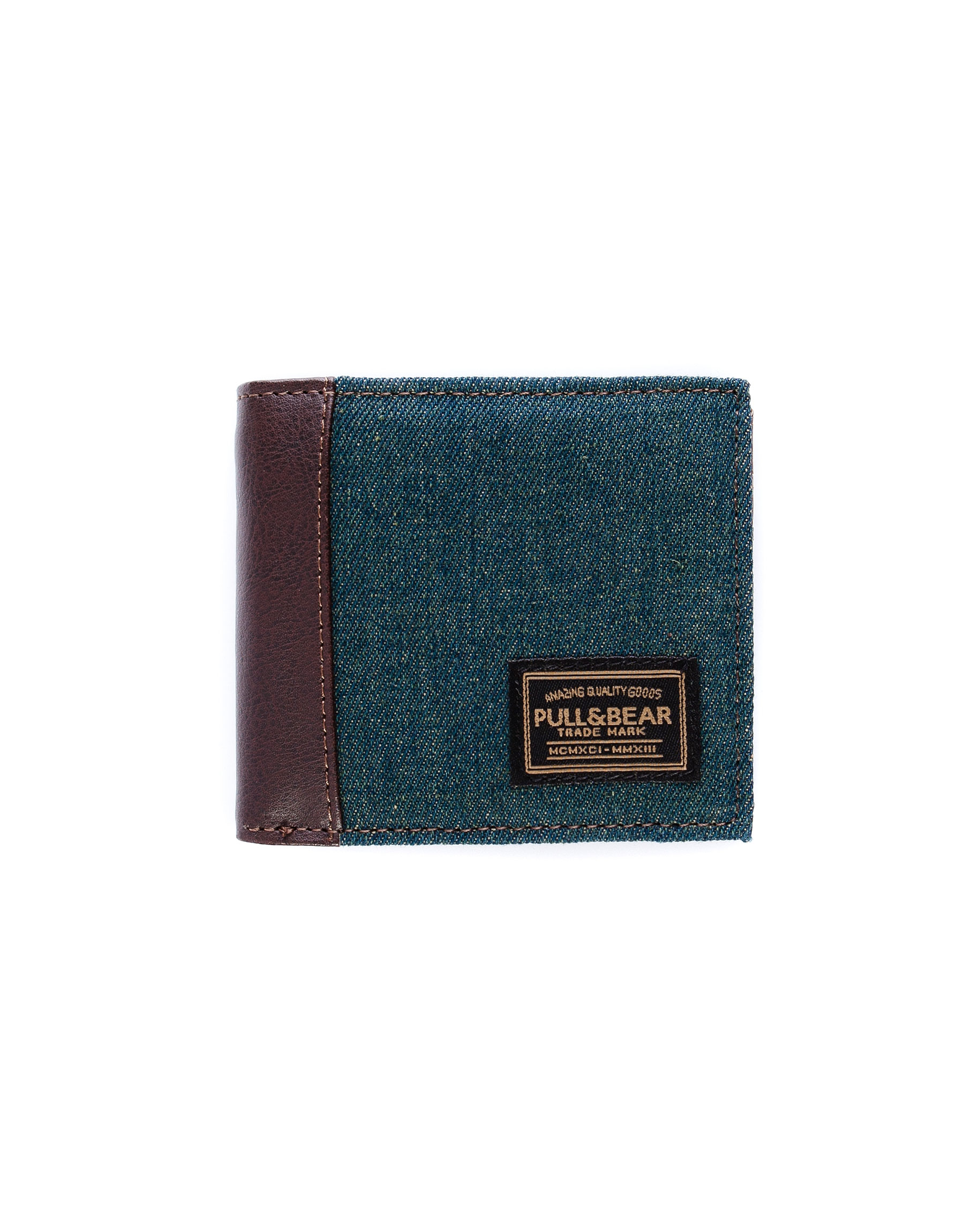 Pull&bear Denim Wallet in Blue for Men Lyst
