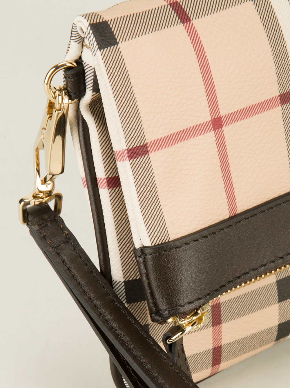 Burberry Sling Vintage Check Shoulder Bag - Neutrals