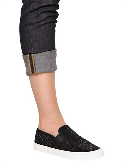 kurt geiger carvela slip on trainers