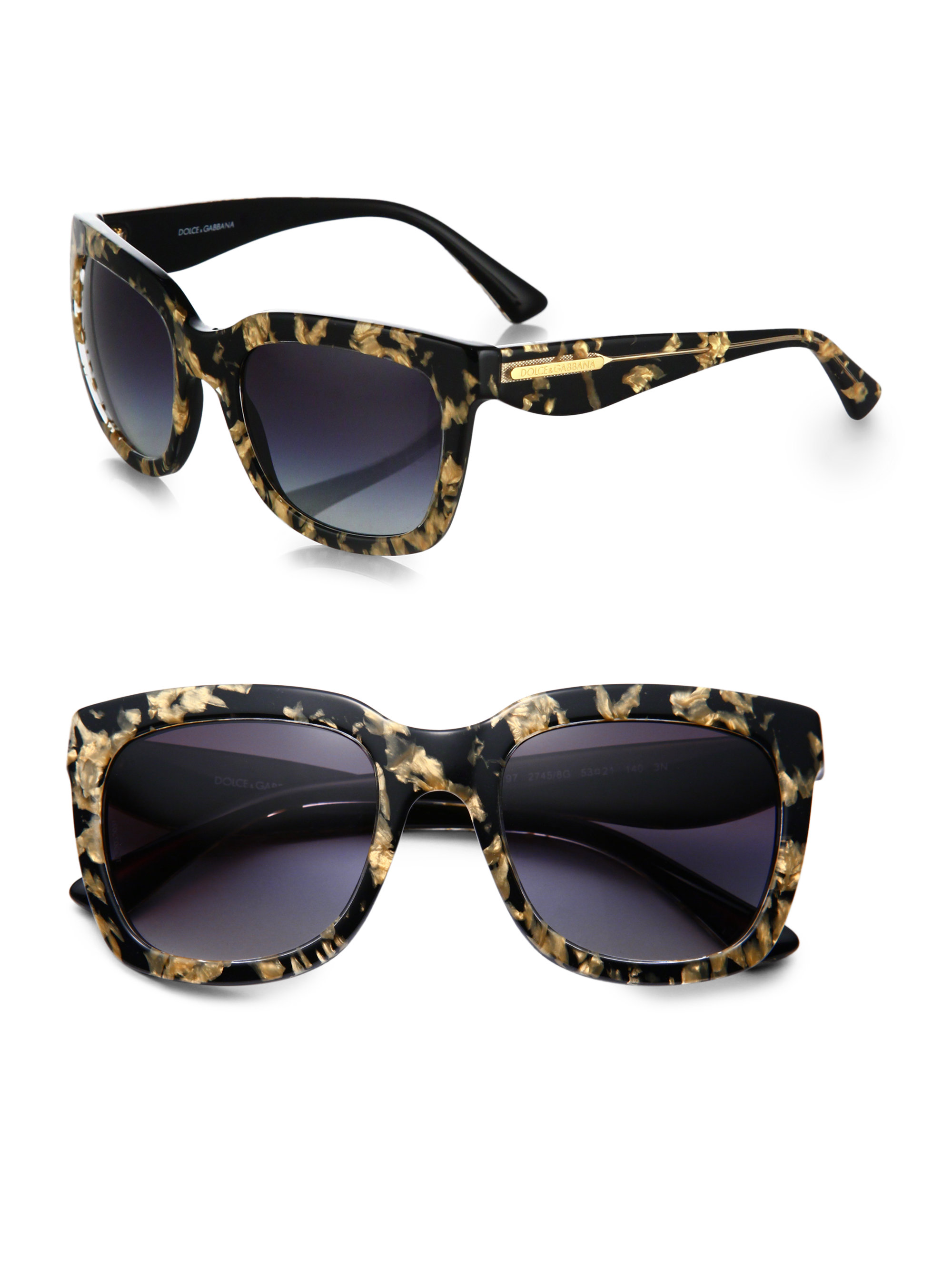 Dolce And Gabbana Oversized Square Sunglasses Lyst