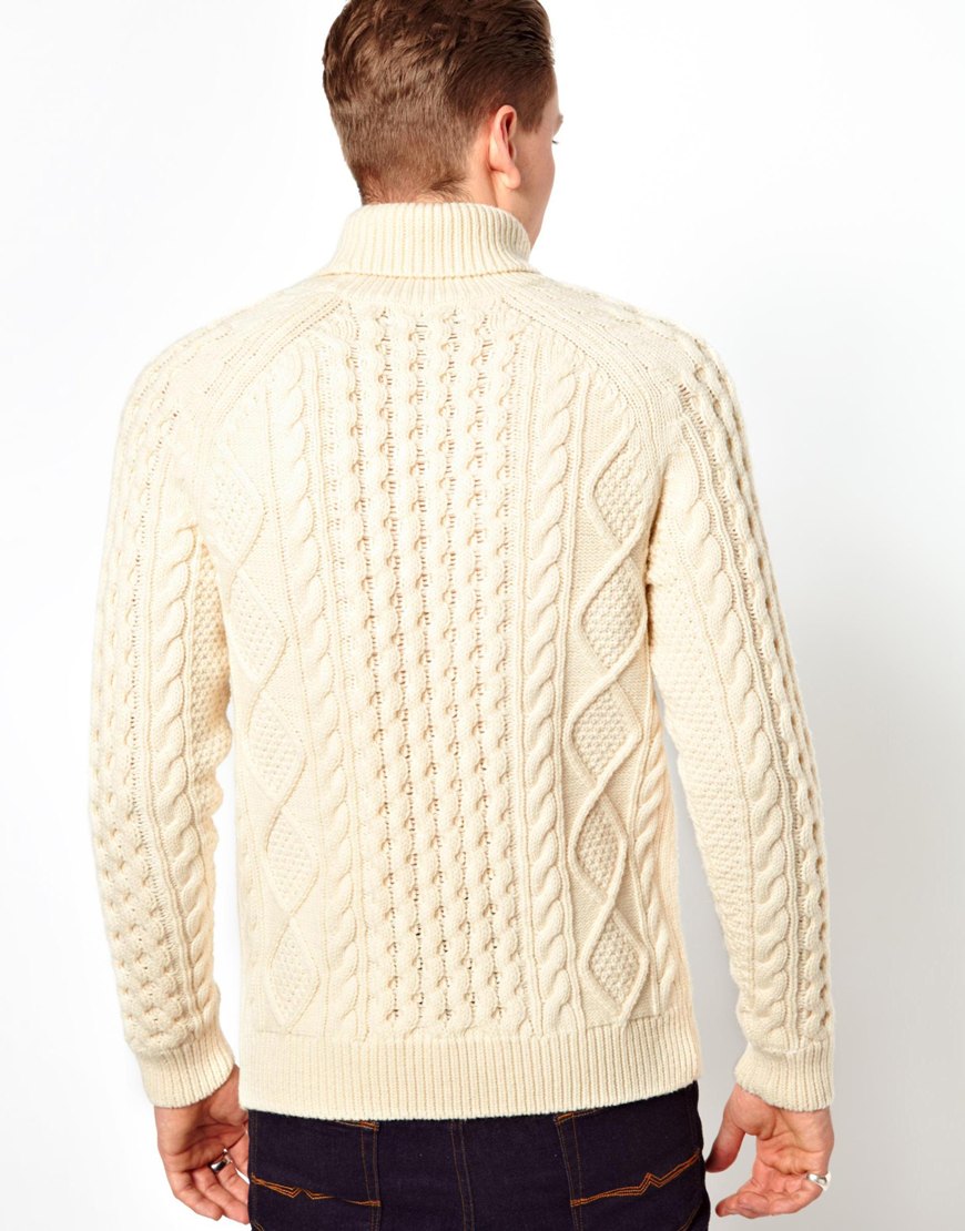 fred perry roll neck jumper