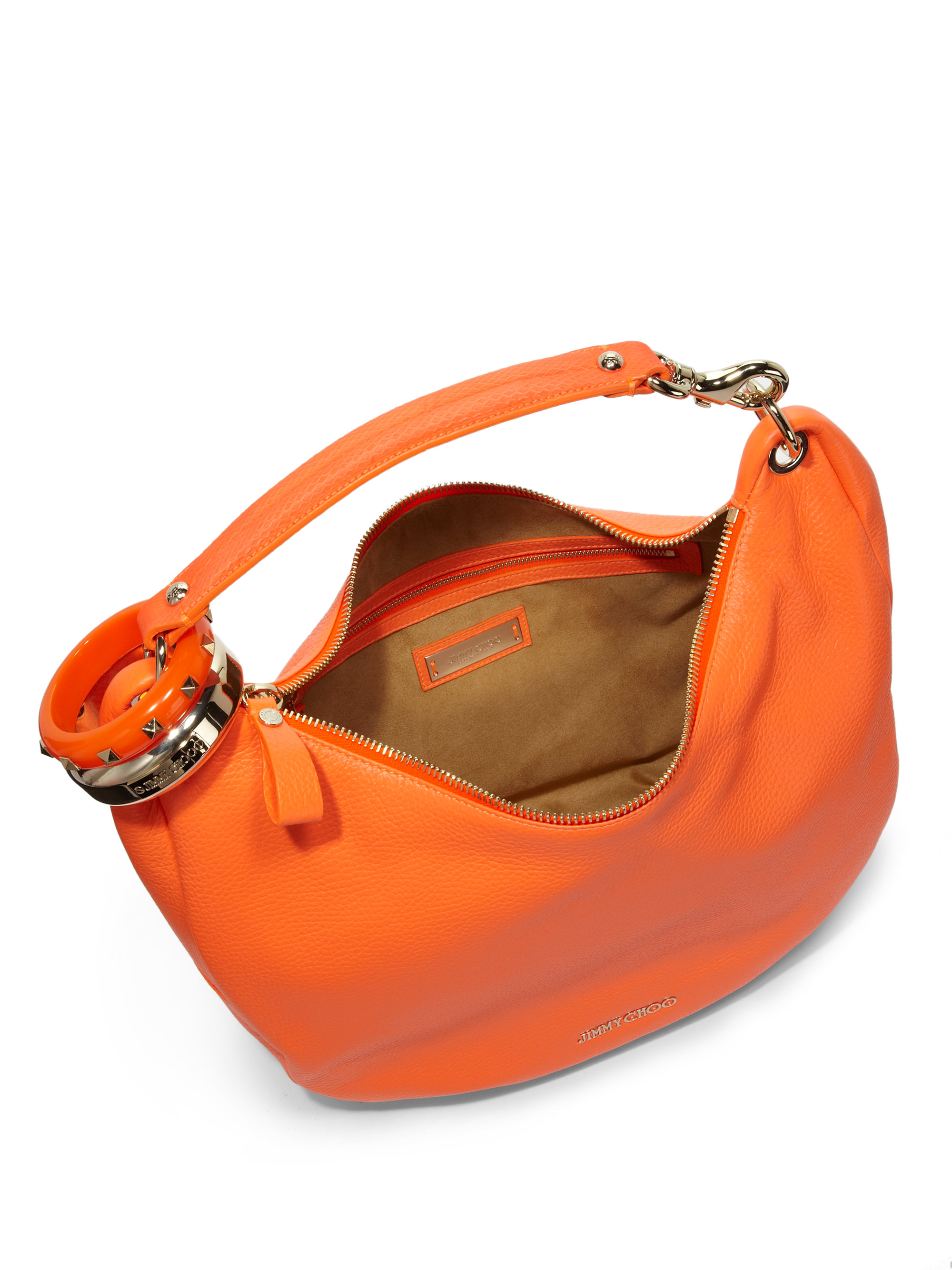 Jimmy Choo Orange Purse 2024 favors
