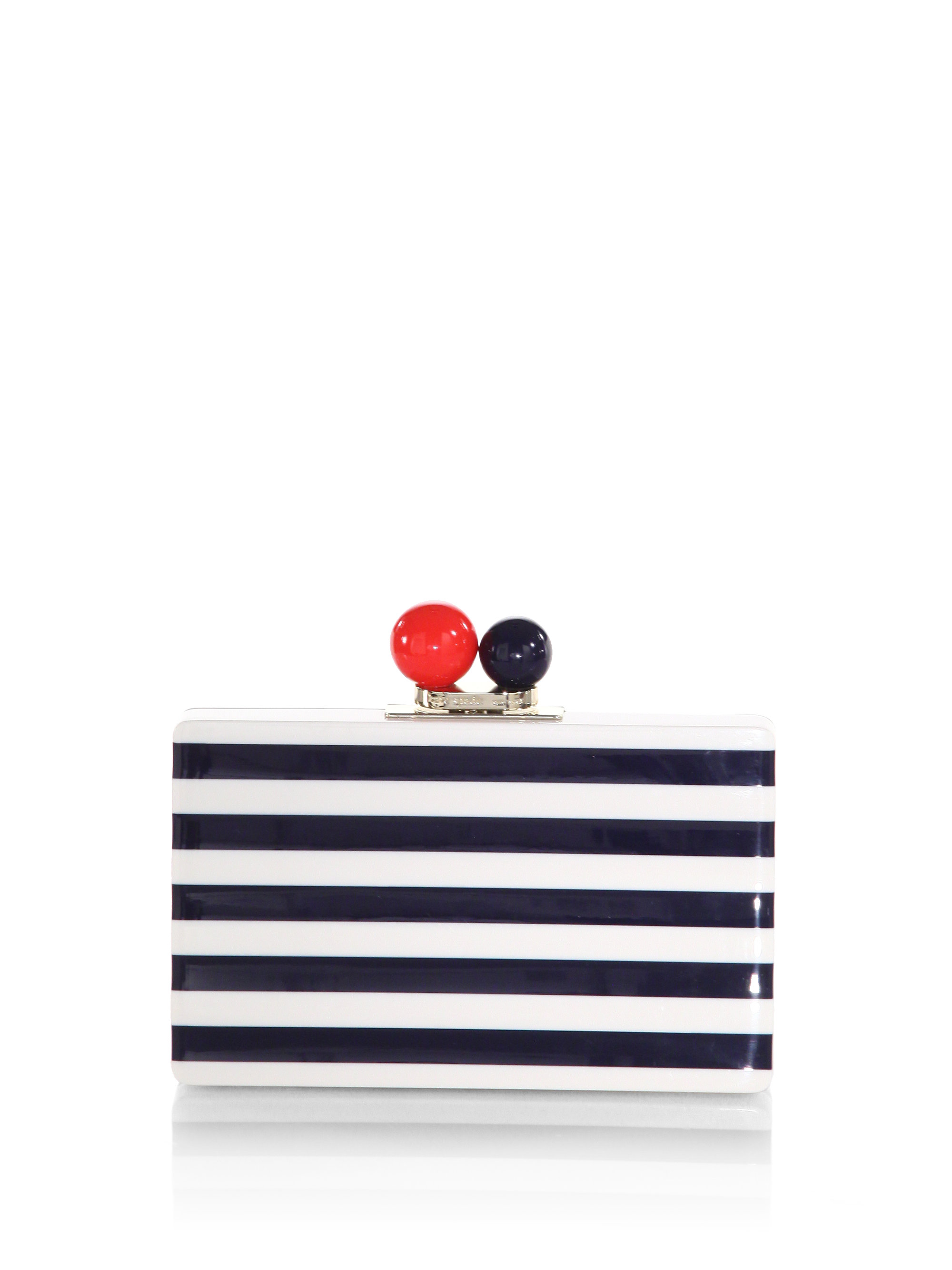 kate spade navy clutch
