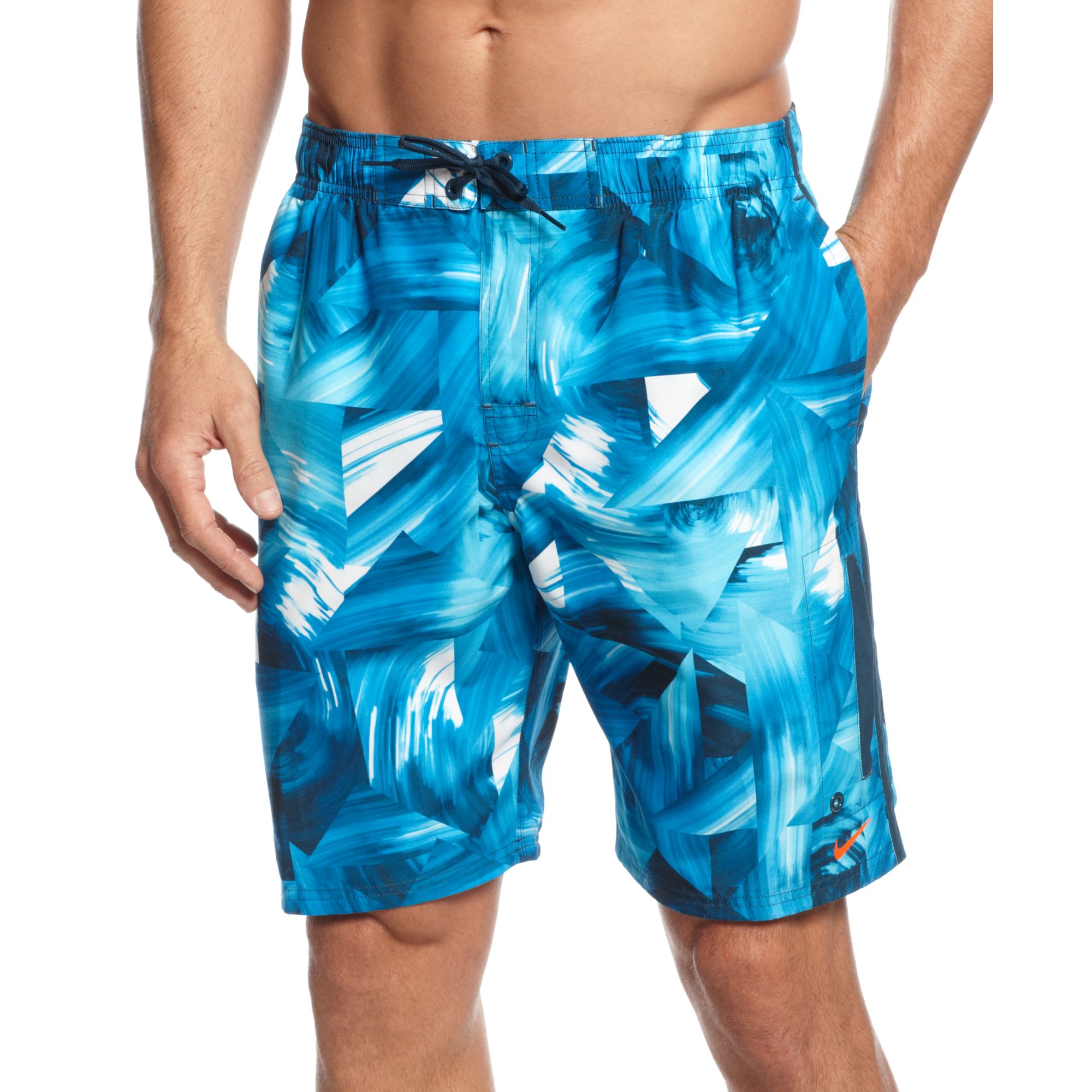 Nike Vortex 9 Volley Swim Trunks in Blue for Men | Lyst