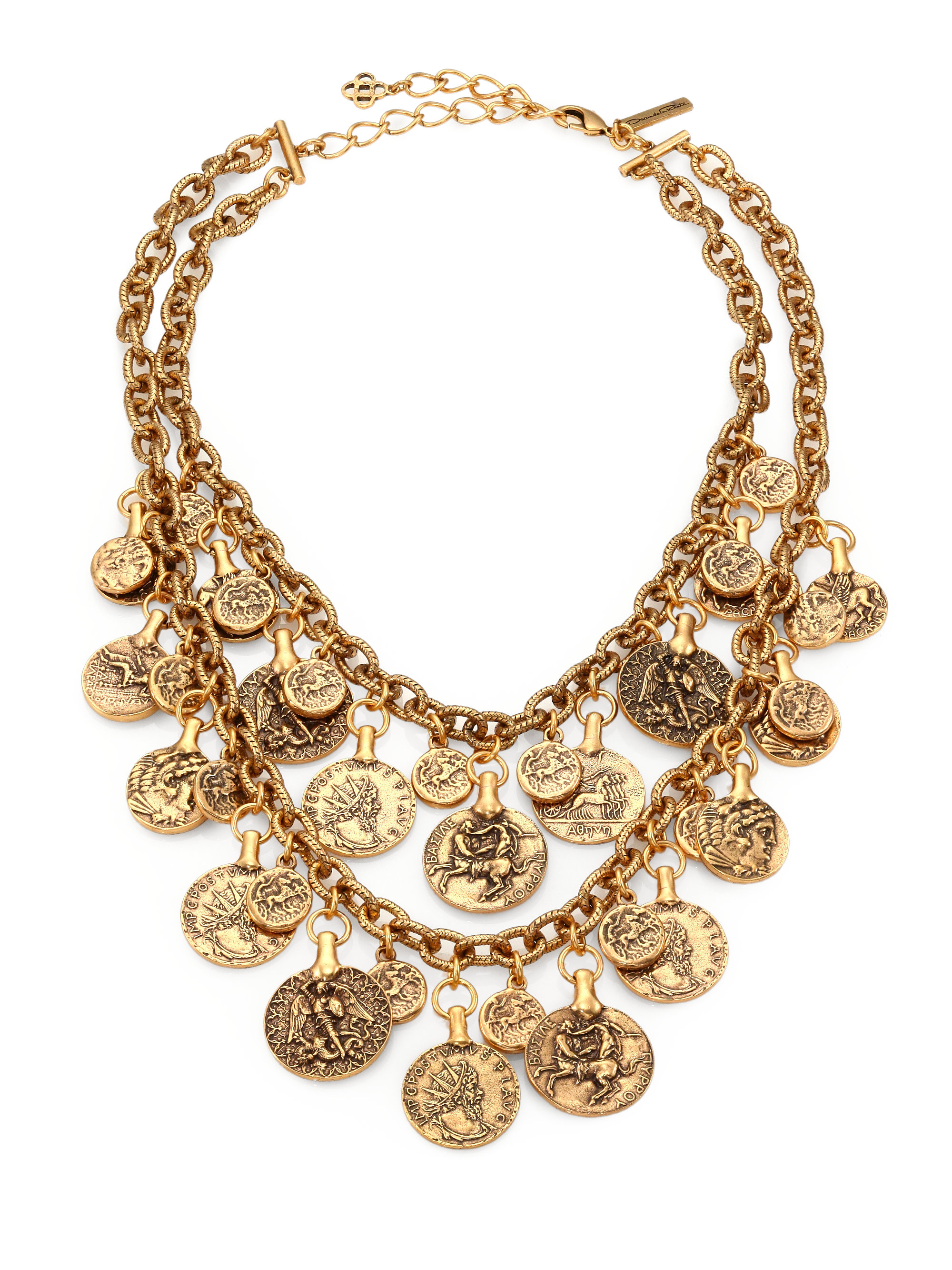 Oscar de la Renta Twostrand Cast Coin 