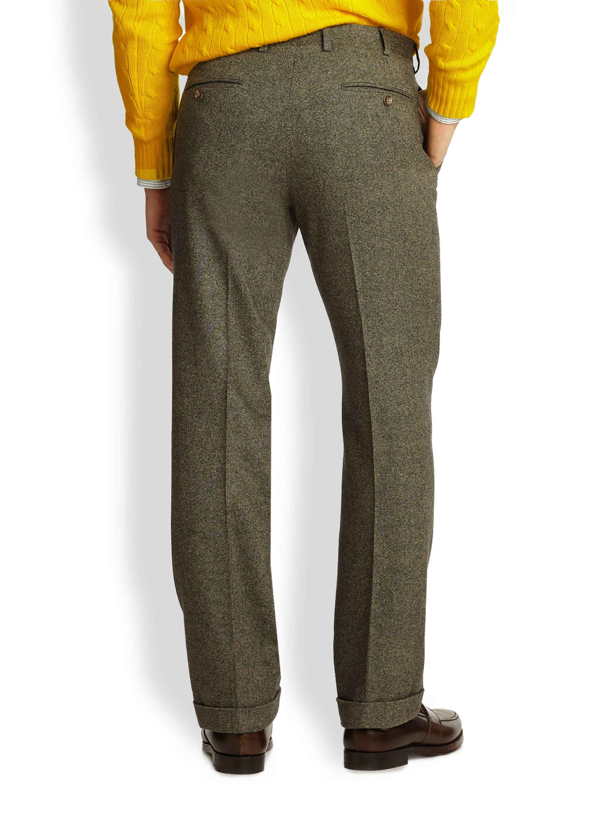 ralph lauren men's wool pants