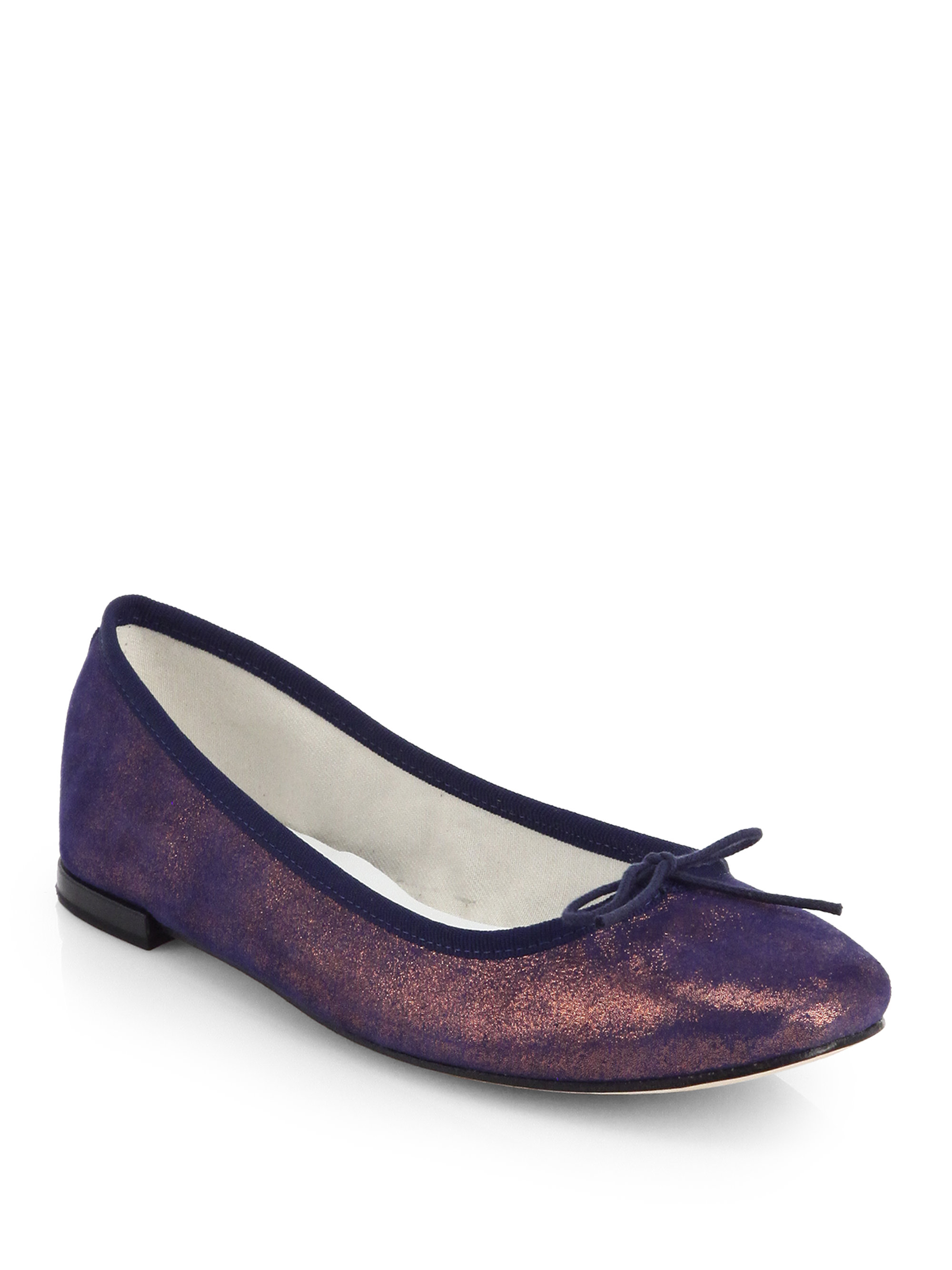 repetto suede ballet flats