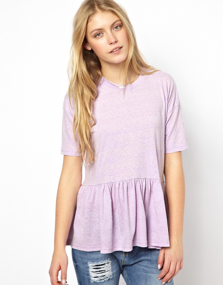 oversized peplum top