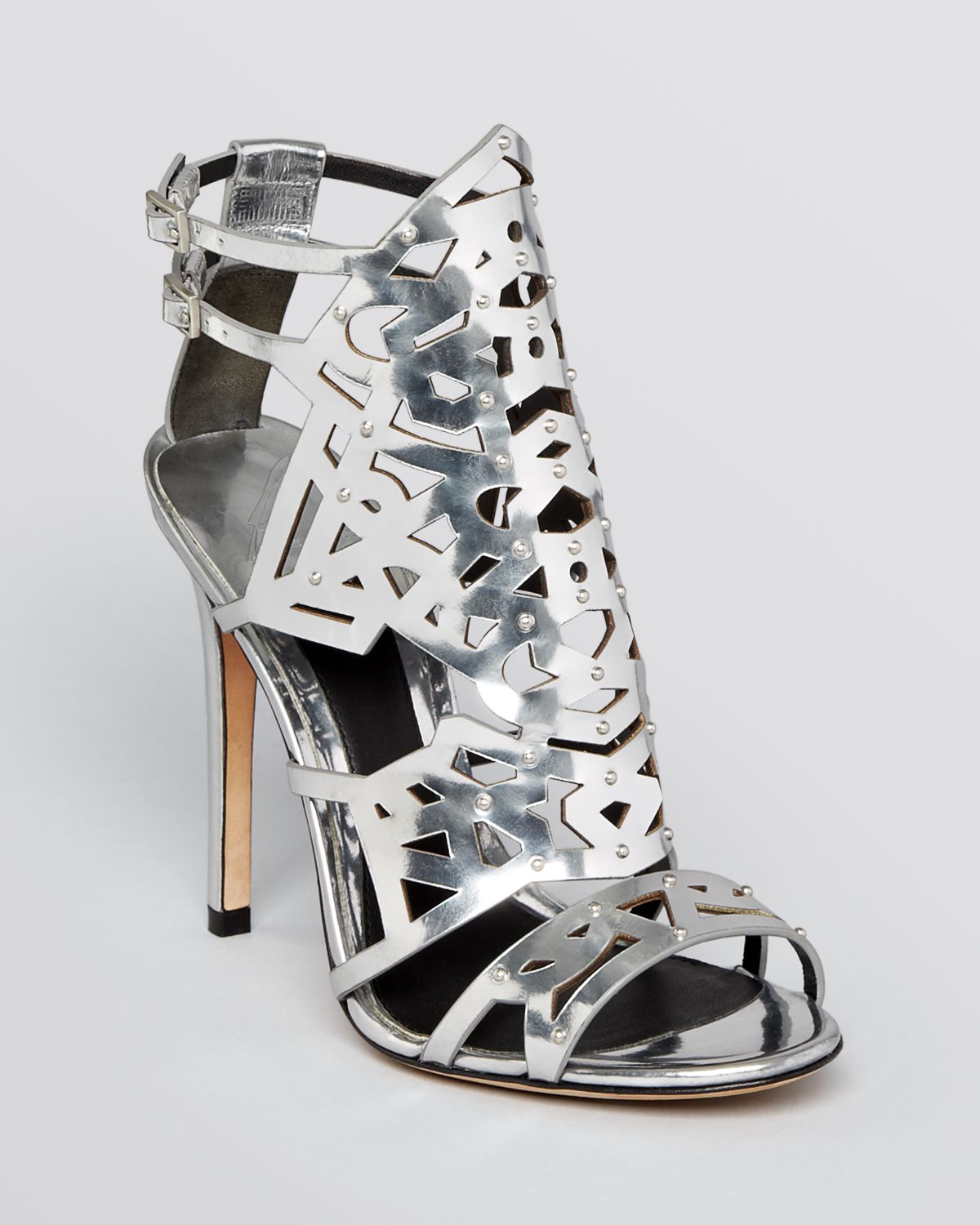 Lyst - B Brian Atwood Evening Sandals Laconica High Heel in Metallic