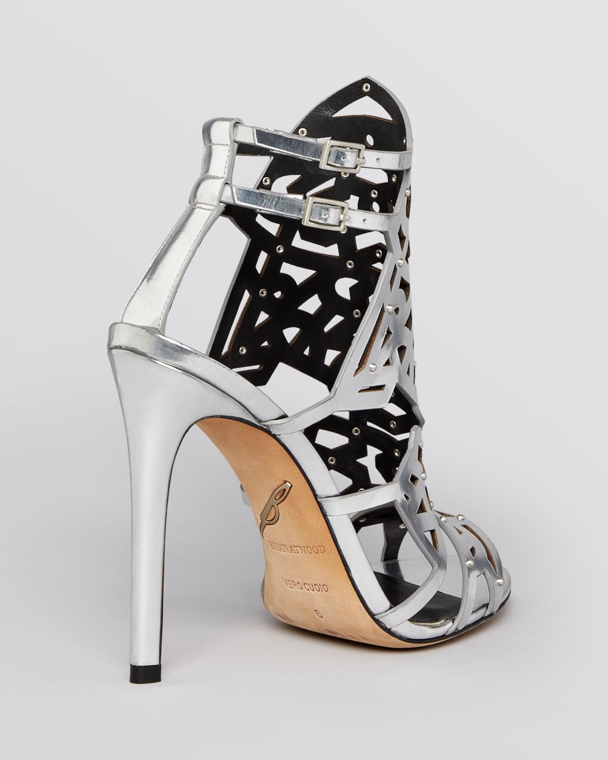 Lyst B Brian Atwood Evening Sandals Laconica High Heel Lyst B Brian Atwood Evening Sandals Laconica High Heel