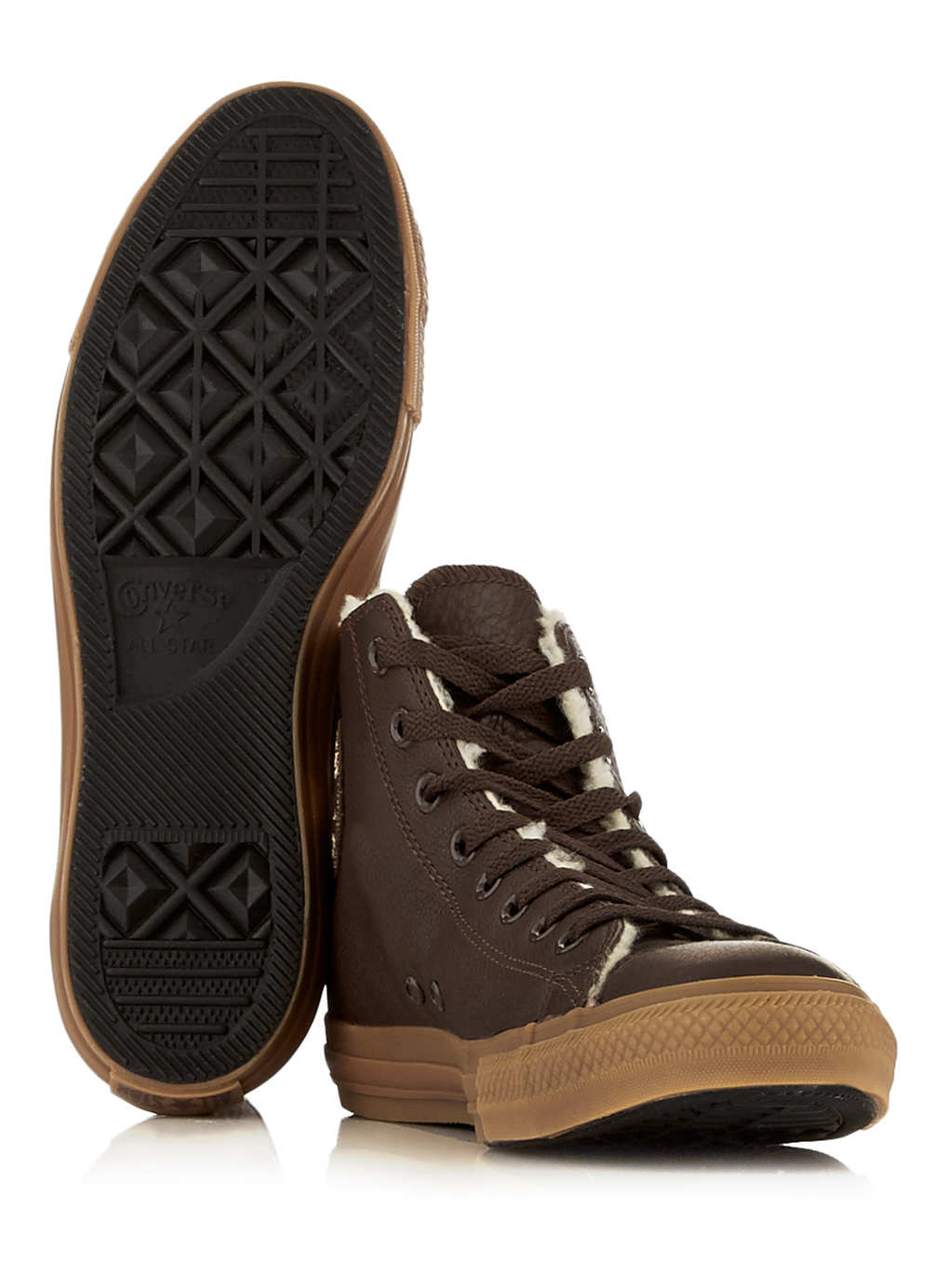 brown leather mens converse