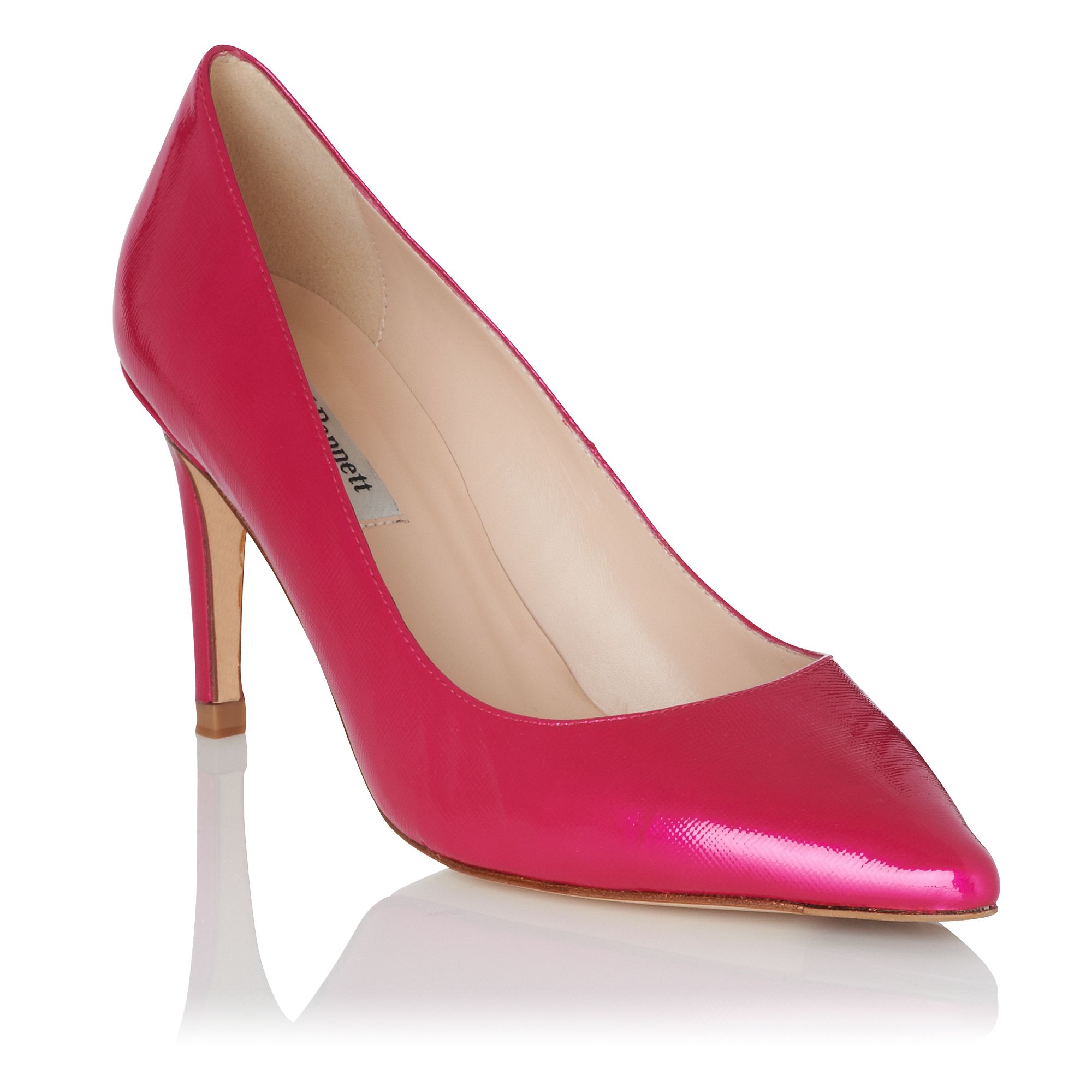 Floret Patent Leather Court Shoes in Pink Lyst