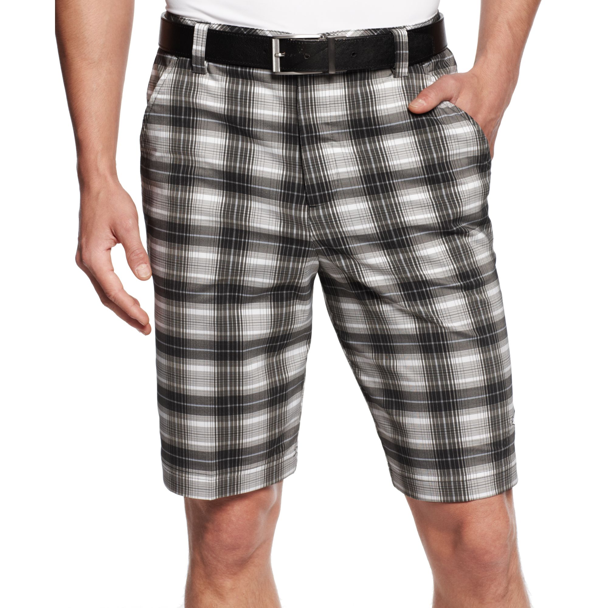 Long golf shorts