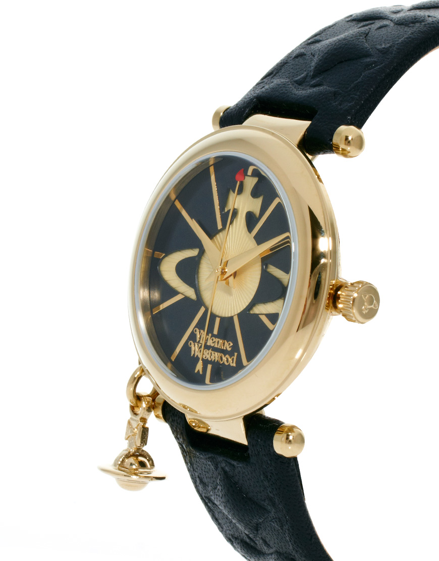 vivienne westwood watch leather strap