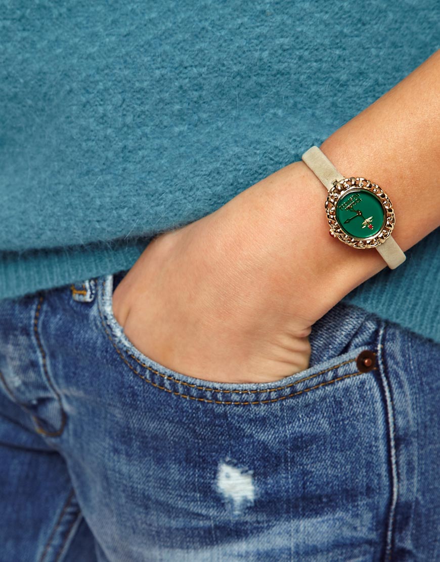 vivienne westwood watch leather strap