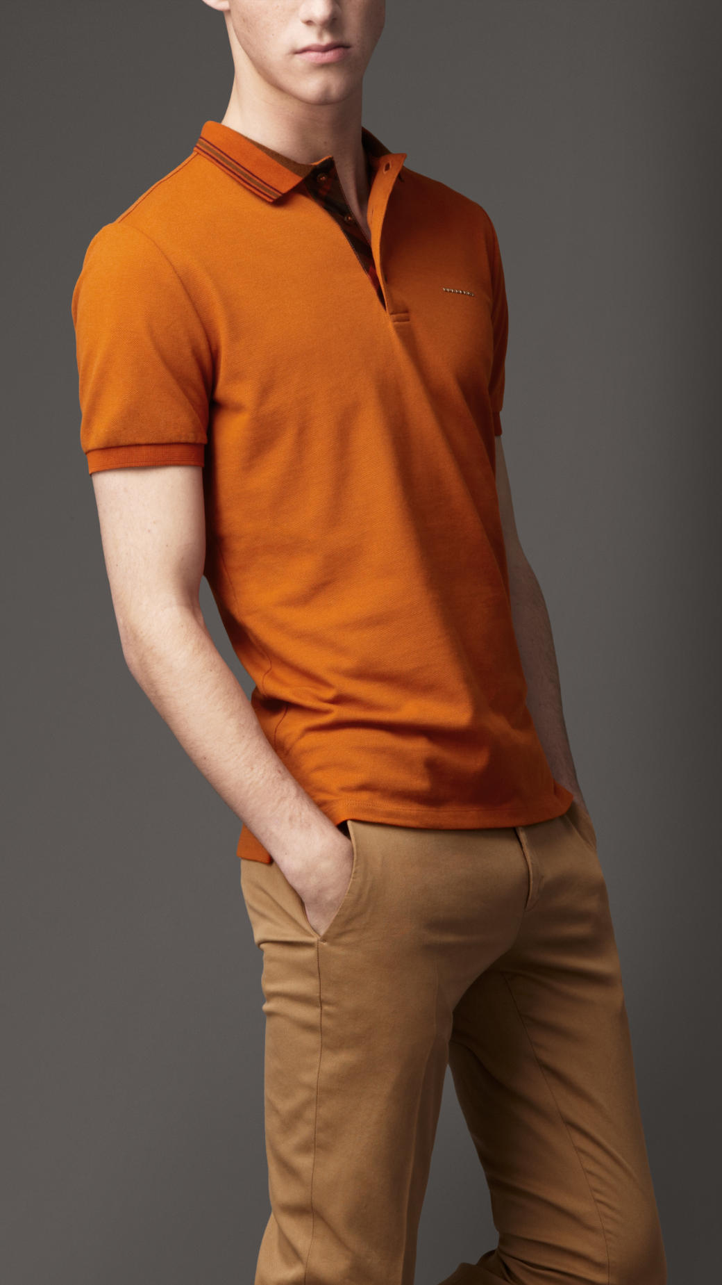 burberry t shirt orange