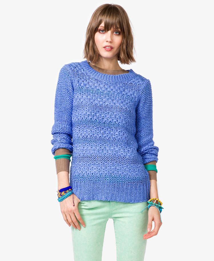 periwinkle sweater
