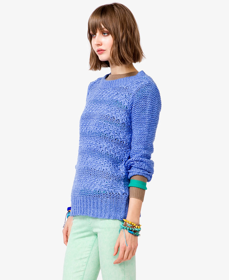 Periwinkle sweater women's clearance