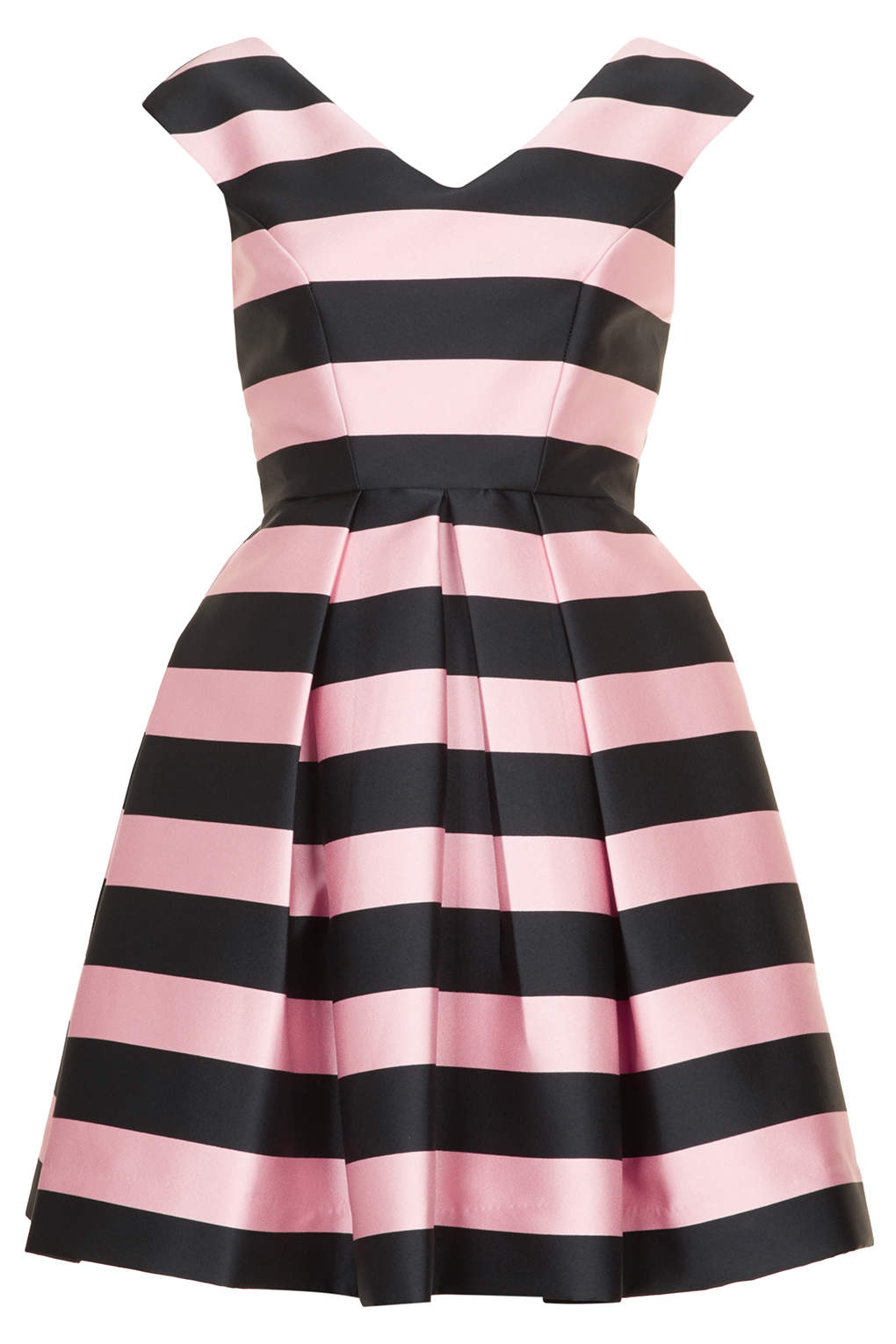 topshop pink and black dress