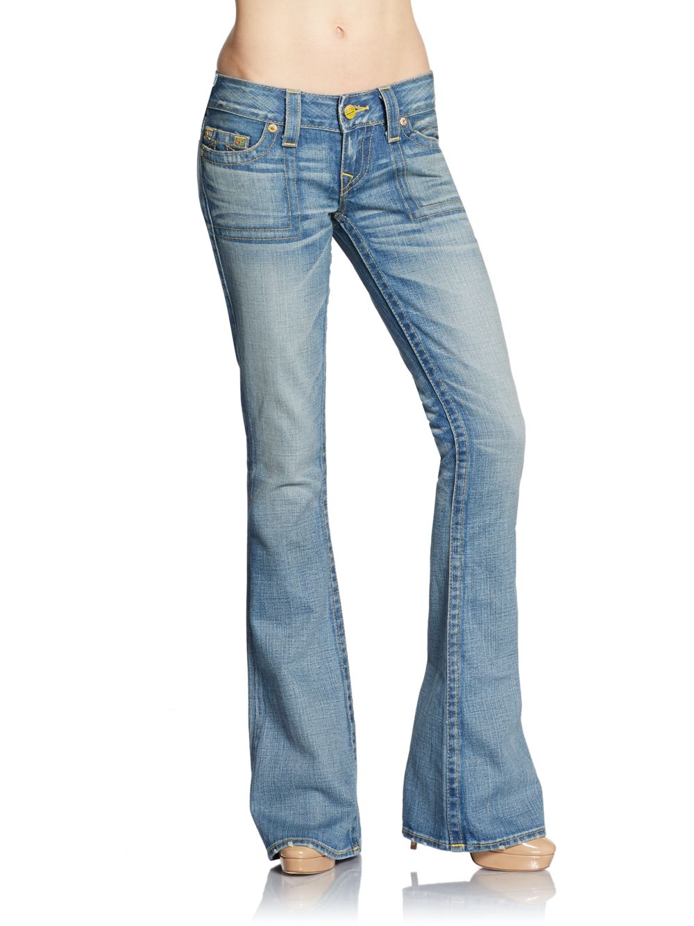 True Religion Caroline Vintage Jeans in Blue | Lyst